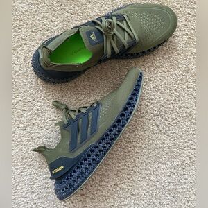 Adidas Men’s Ultra4D, size 11 in green. Barely worn in excellent condition!